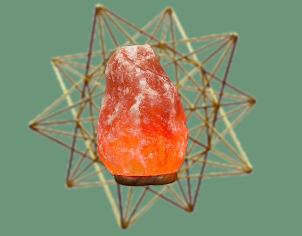 Himalayan Salt Lamp for Shape Waves in paranormal work